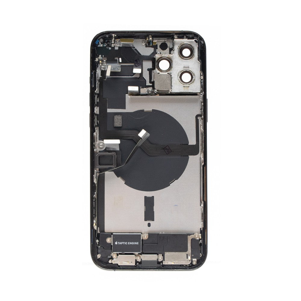 Rear Housing with Full Set Parts for iPhone 12 Pro Max-Graphite (Purple) Rear Housing with Full Set Parts for iPhone 12 Pro Max-Graphite (Purple)